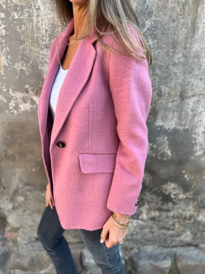🔥NEUHEIT- 48% RABATT- Damen Baumwoll-Revers Langarm Freizeitjacke
