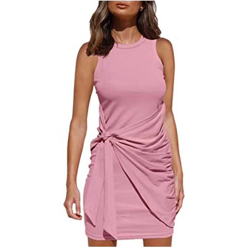 (Plusieurs couleurs) - Robe pull cache-cœur Casula
