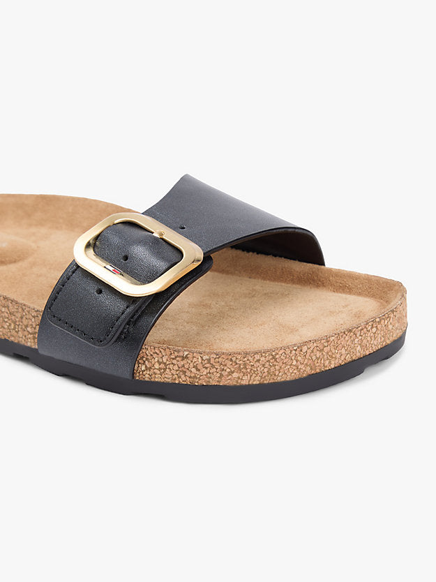 Cork Footbed Slip-On Sandals