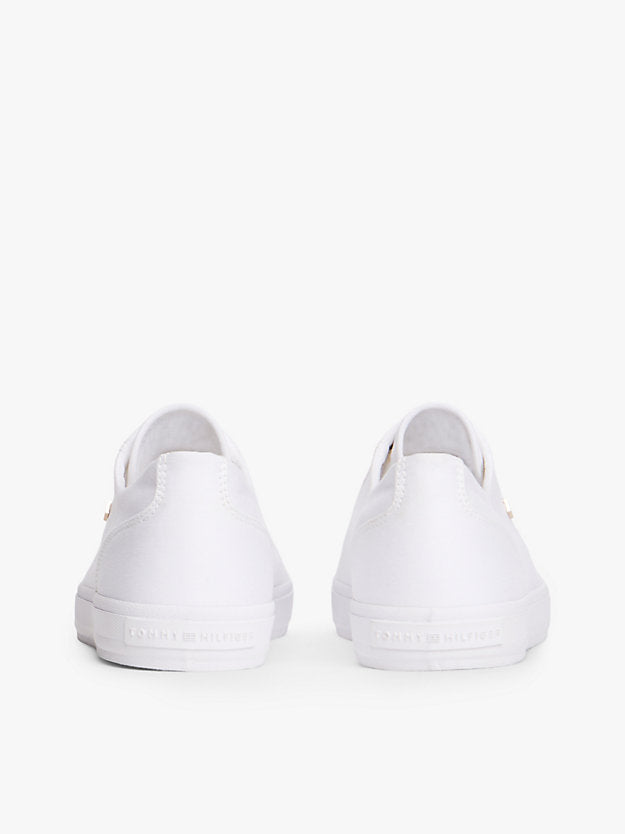 Enamel Flag Canvas Trainers