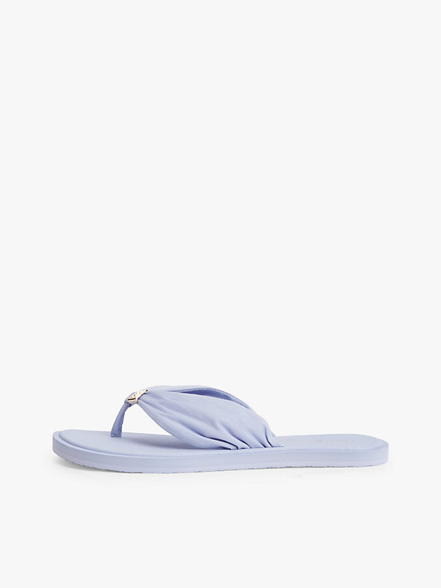 Monogram Plaque Flip-Flops