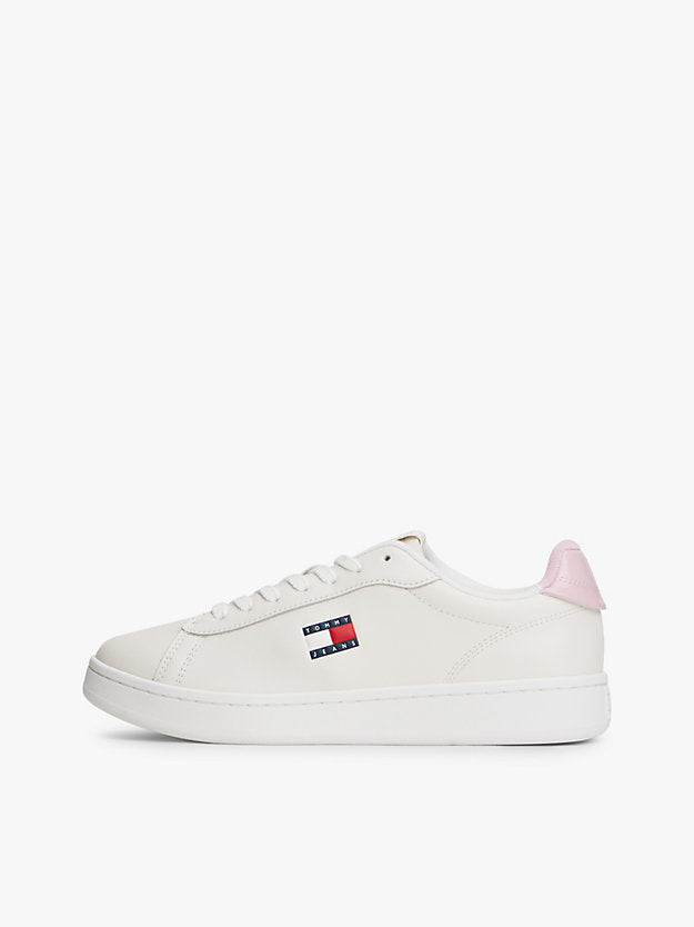 Archive Court Heart Charm Leather Trainers
