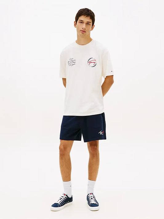 Circular Back Logo Relaxed T-Shirt