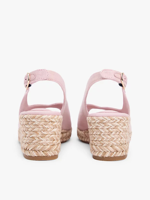 Hemp Slingback Wedge Espadrilles