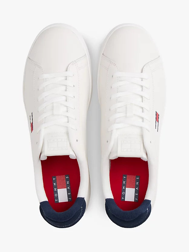 Leather Archive Court Trainers