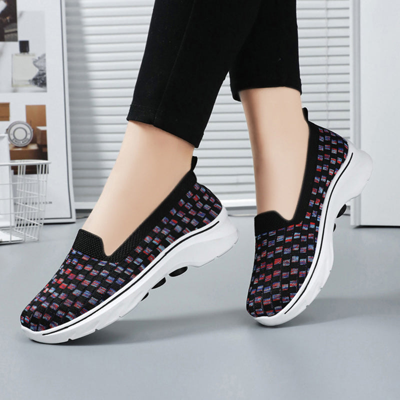 🔥Letzter Tag Promotion 50% Rabatt - Super bequeme atmungsaktive weiche Sohle orthopädische Walkingschuhe für Damen