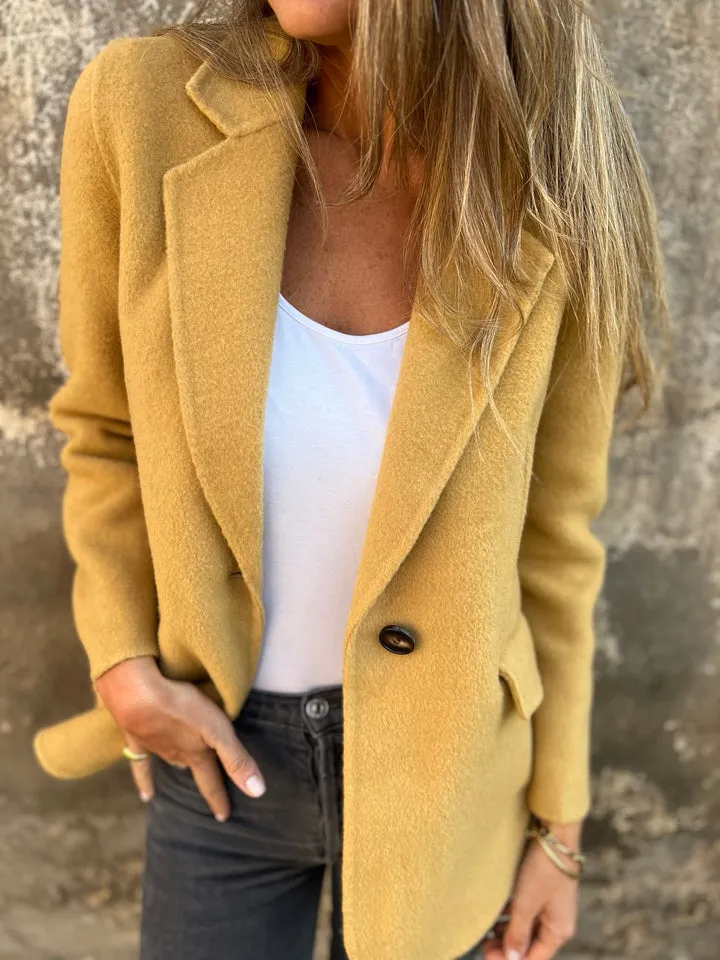 🔥NEUHEIT- 48% RABATT- Damen Baumwoll-Revers Langarm Freizeitjacke