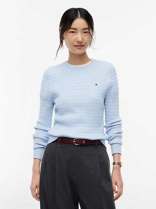 Cable Knit Crew Neck Jumper