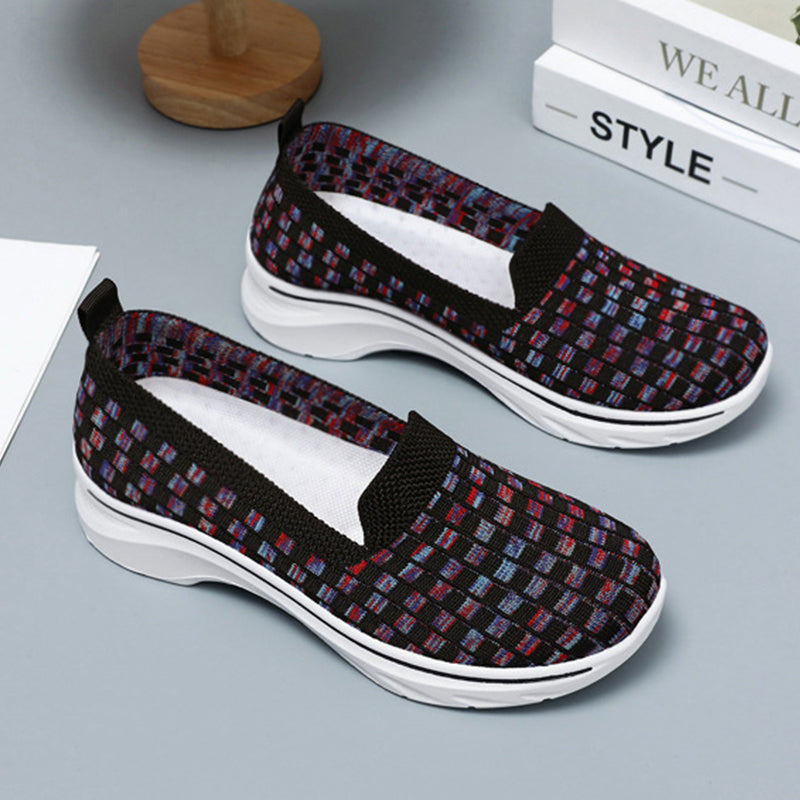 🔥Letzter Tag Promotion 50% Rabatt - Super bequeme atmungsaktive weiche Sohle orthopädische Walkingschuhe für Damen