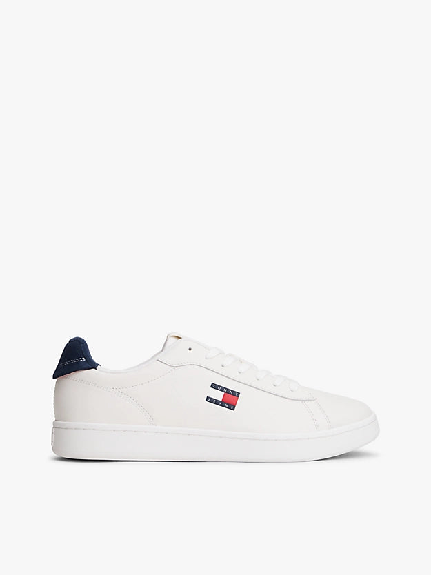 Leather Archive Court Trainers