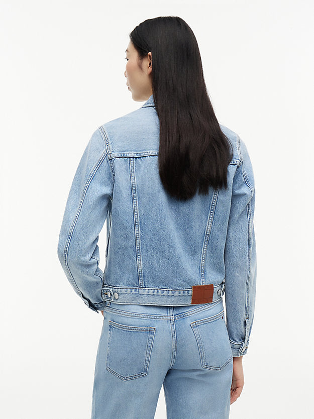 Faded Denim Trucker Jacket