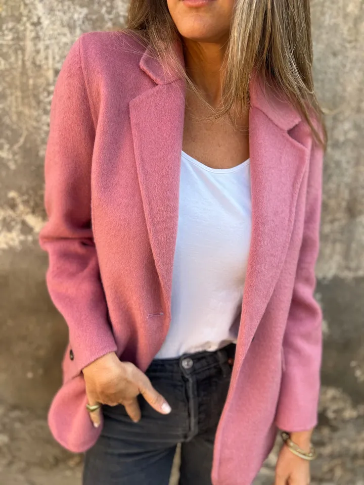 🔥NEUHEIT- 48% RABATT- Damen Baumwoll-Revers Langarm Freizeitjacke