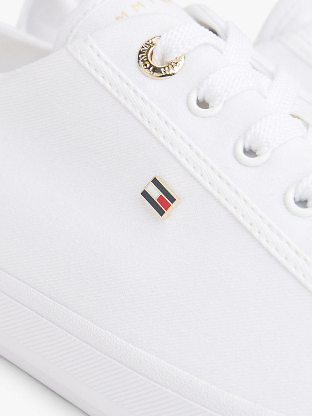 Enamel Flag Canvas Trainers