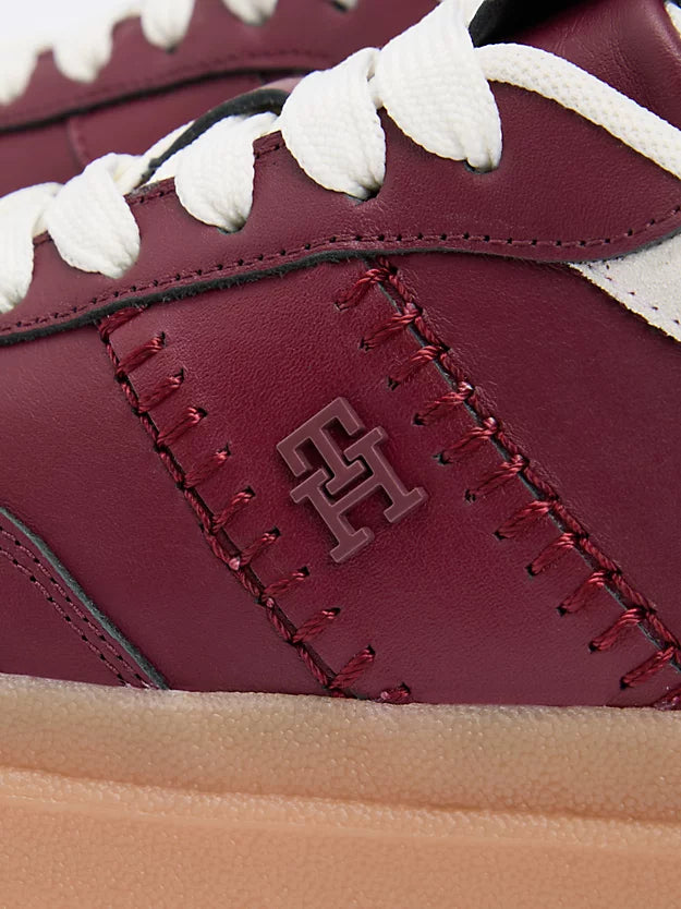 Leather Monogram Court Trainers