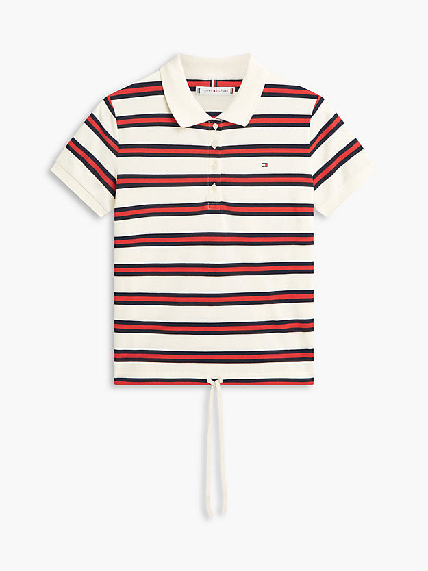 1985 Regular Fit Tie Front Polo Shirt