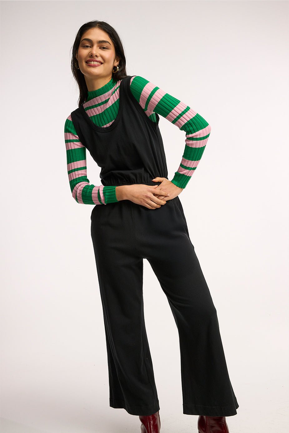 Organic Wide Leg Traveller Jumpsuit